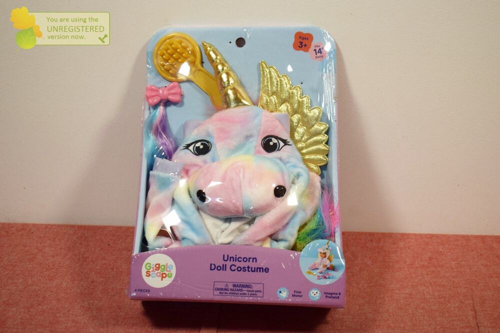 Gigglescape 14" Baby Doll Unicorn Outfit